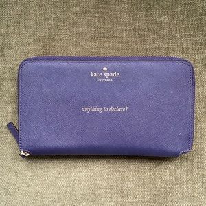 Travel "Anything To Declare?" Wallet by Kate Spade TAGS ON